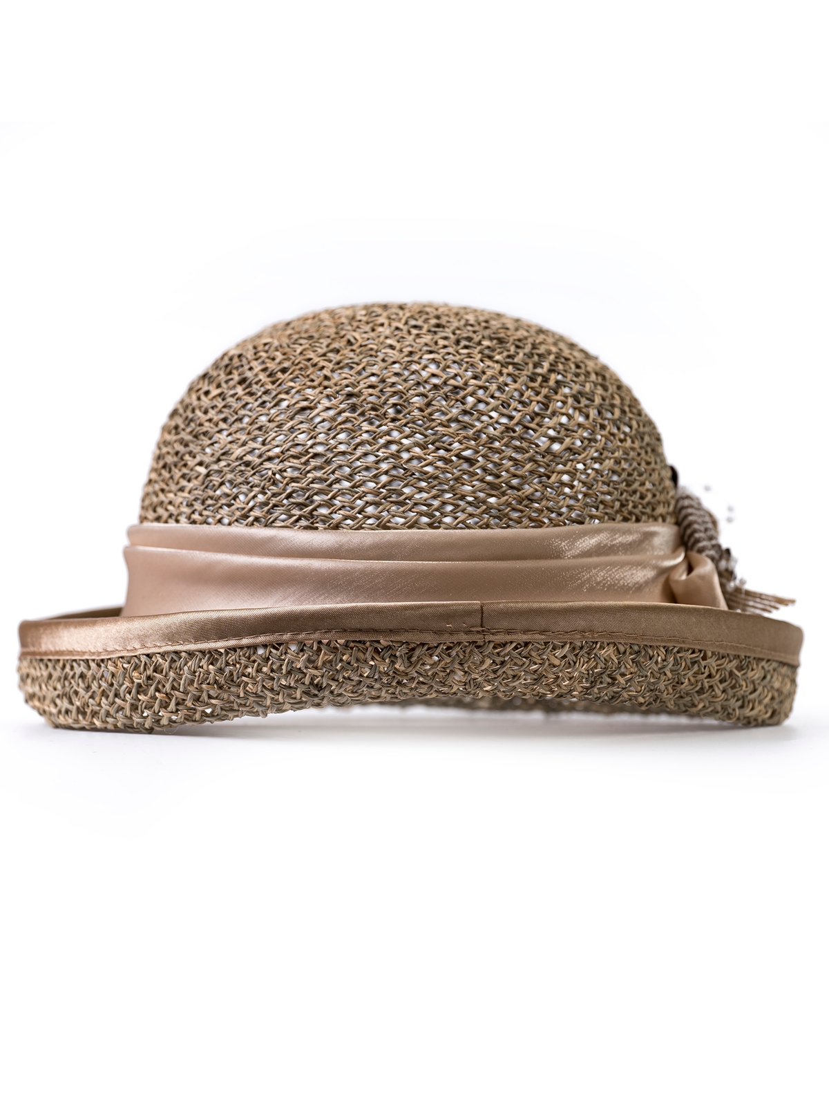 Соломенная шляпка 68 с плотным плетением--2