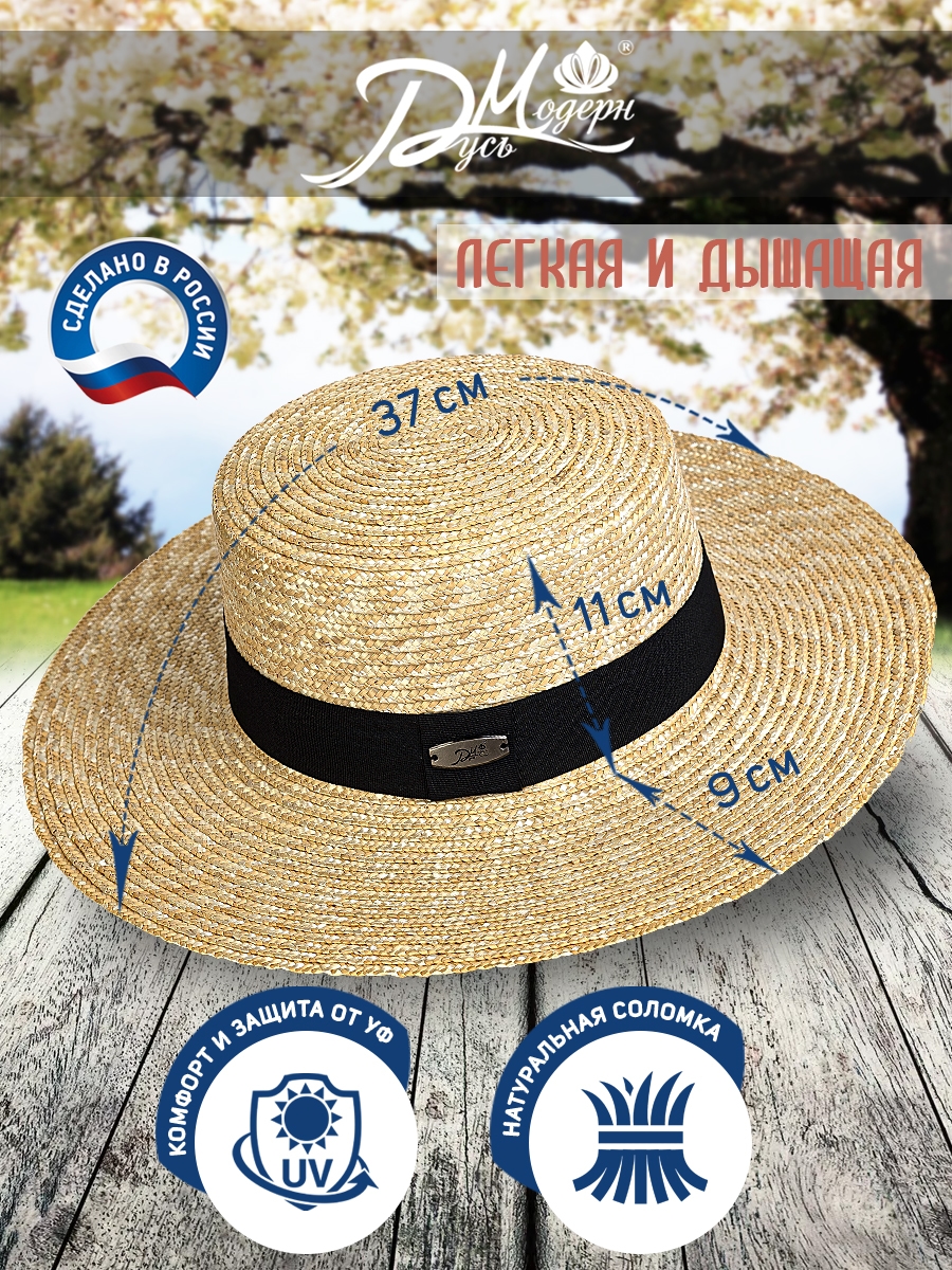 Соломенная шляпа Канотье9--2