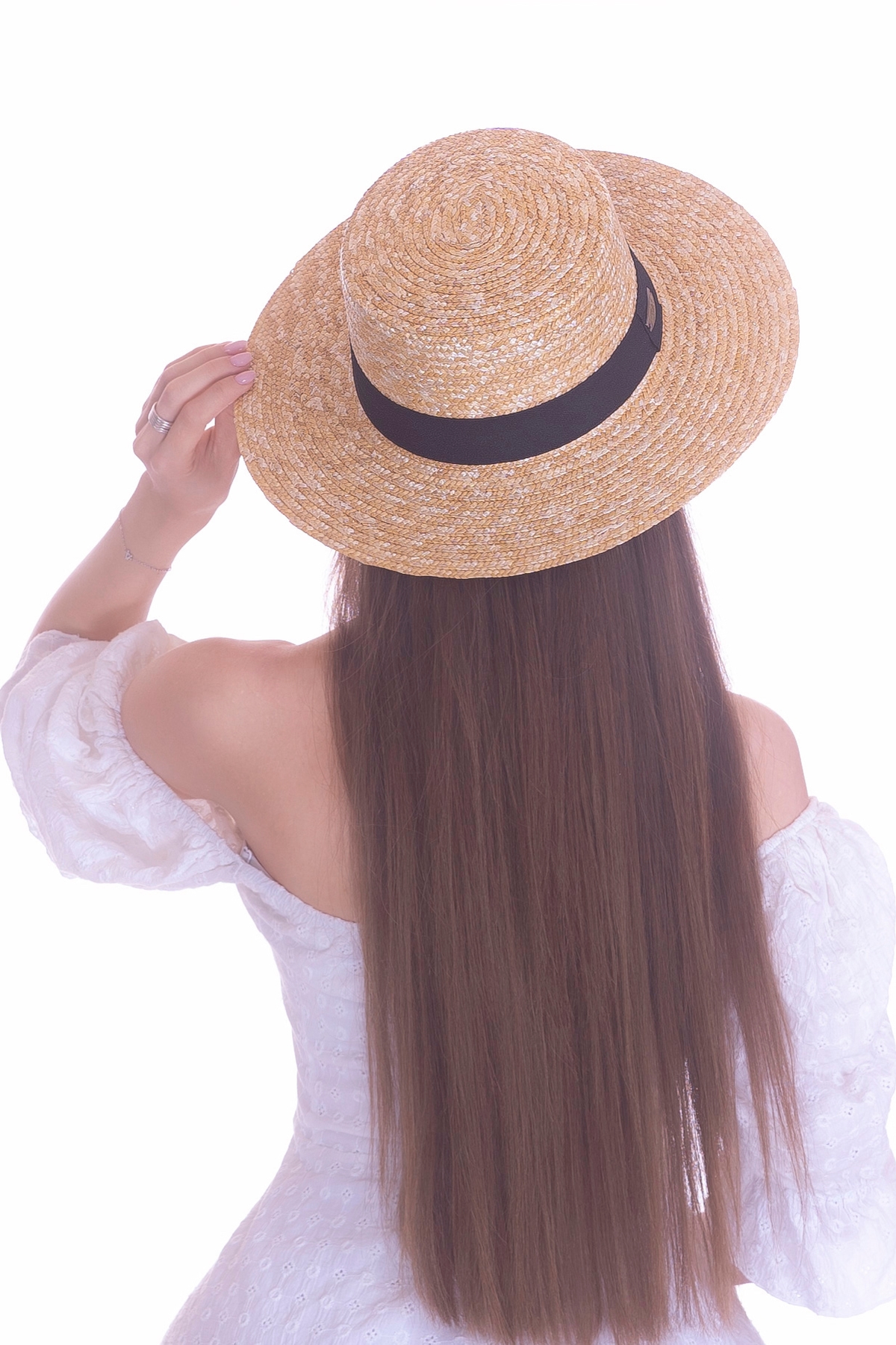 Соломенная шляпа Канотье9--8